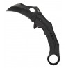 Peilis KARAMBIT G10, JUODAS