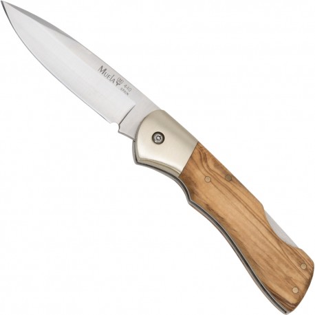 Muela kišeninis peilis su alyvmedžio rankena