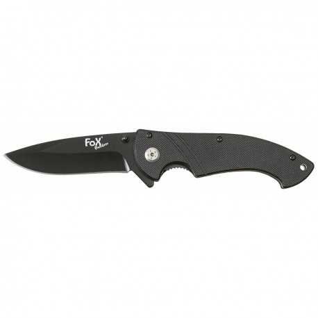 Fox Outdoor vienos rankos peilis su plastiko rankena
