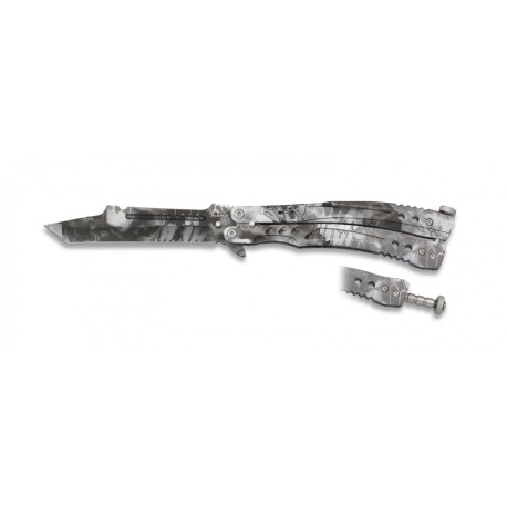 ABANICO ALBAINOX Negro Phyton peteliškė, CAMO